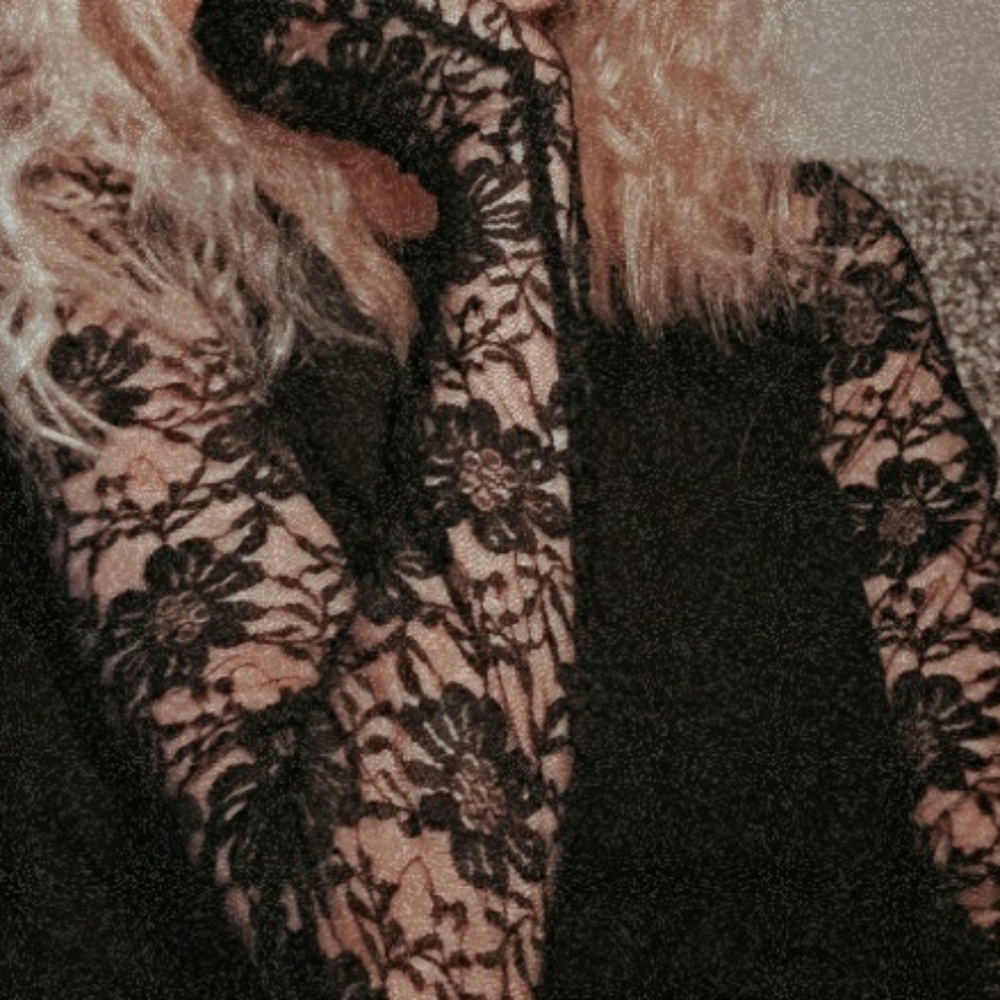 Laced mid length dress